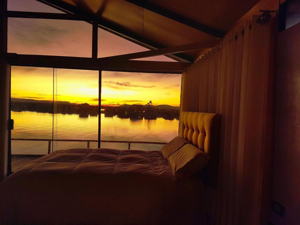 فيلا بونوفي Titicaca Habitacion Panoramica Vista Al Amanecer المظهر الخارجي الصورة