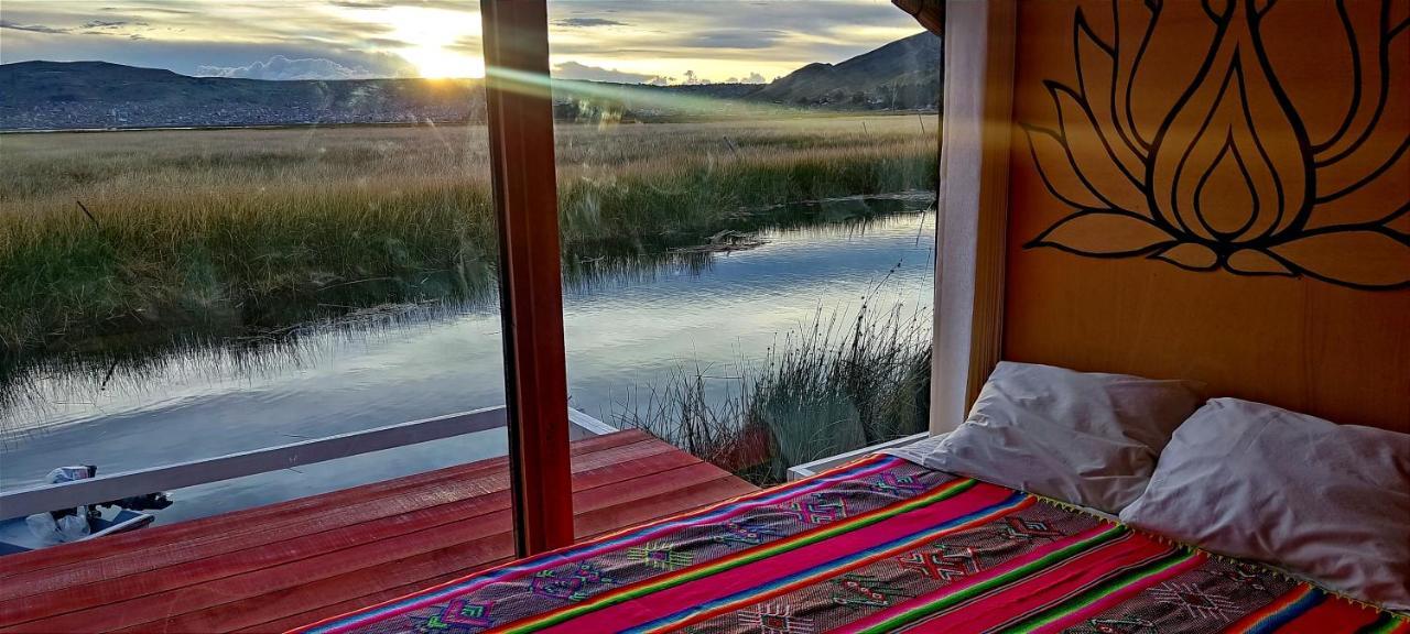 فيلا بونوفي Titicaca Habitacion Panoramica Vista Al Amanecer المظهر الخارجي الصورة
