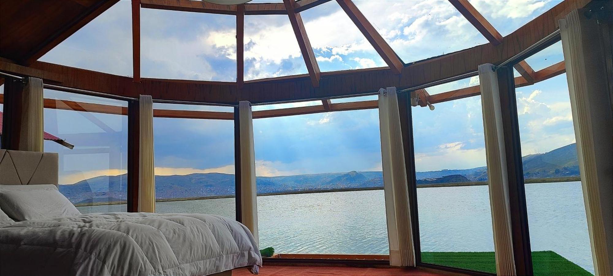 فيلا بونوفي Titicaca Habitacion Panoramica Vista Al Amanecer المظهر الخارجي الصورة