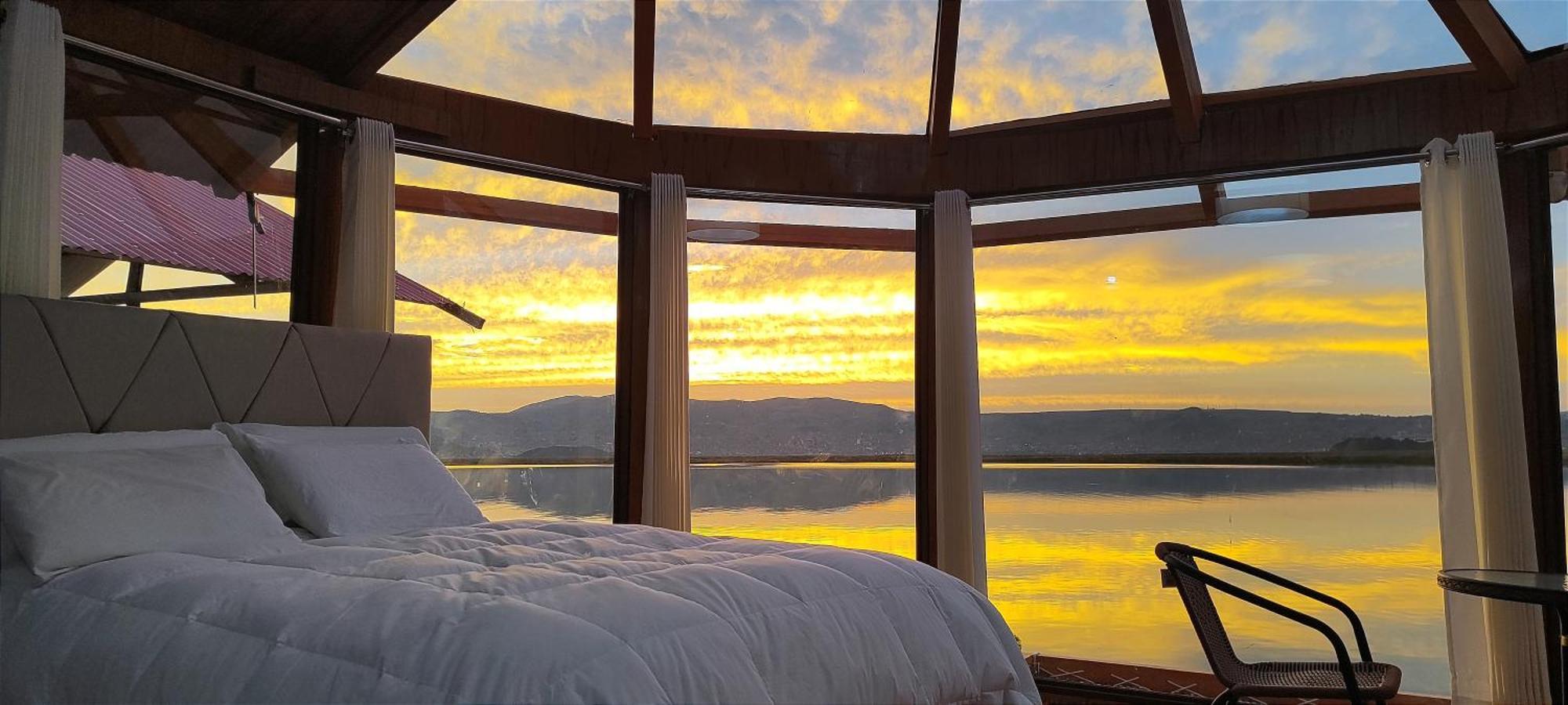 فيلا بونوفي Titicaca Habitacion Panoramica Vista Al Amanecer المظهر الخارجي الصورة