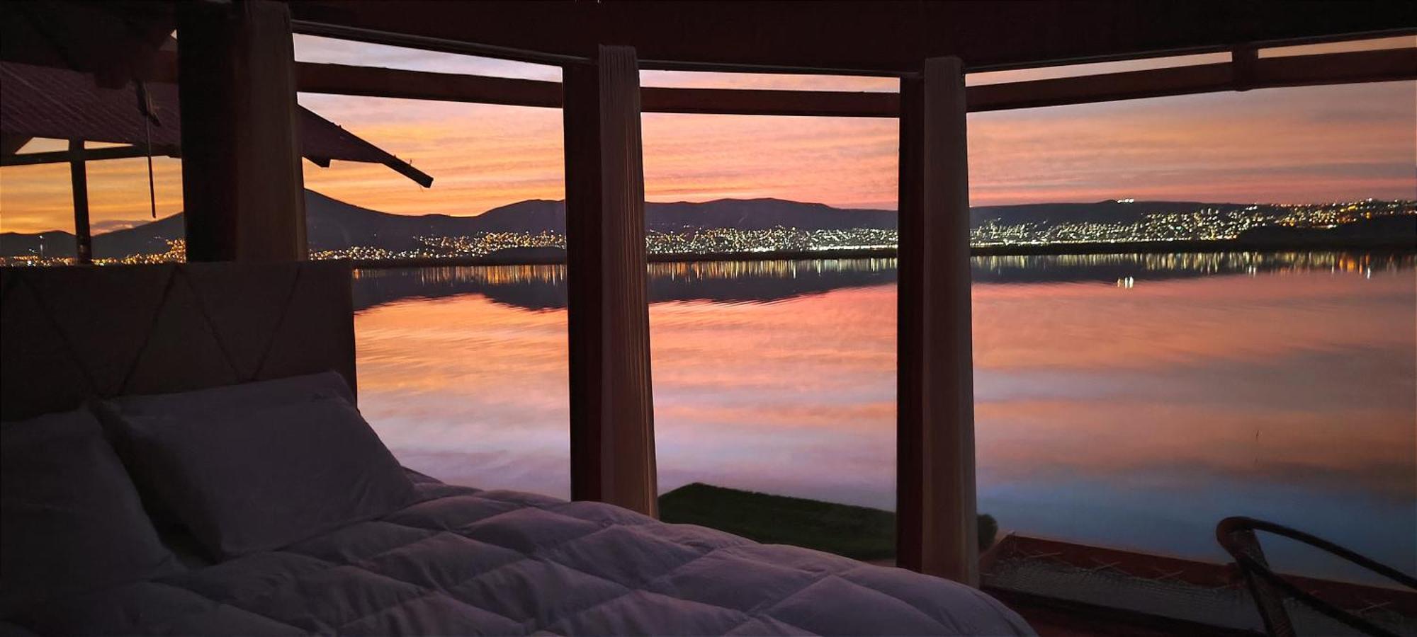 فيلا بونوفي Titicaca Habitacion Panoramica Vista Al Amanecer المظهر الخارجي الصورة