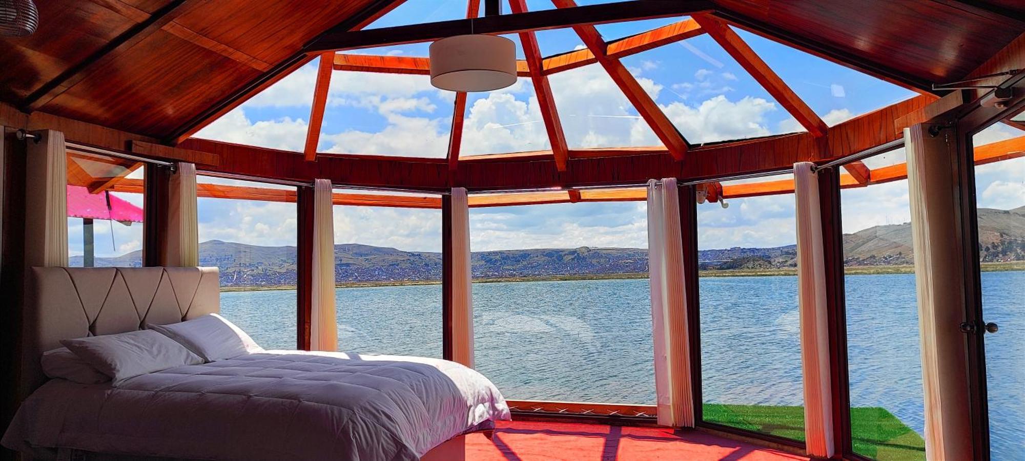 فيلا بونوفي Titicaca Habitacion Panoramica Vista Al Amanecer المظهر الخارجي الصورة